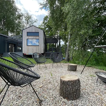 Villa Tiny House - Osada Wilkasy Lötzen Exterior foto